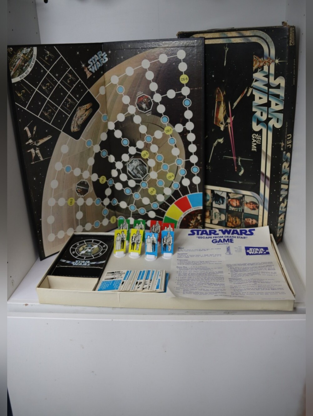 Star Wars Escape From Death Star Board Game - Vintage Boxed